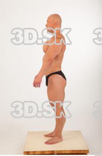 Whole body modeling swim suit photo reference of Sebastian 0010